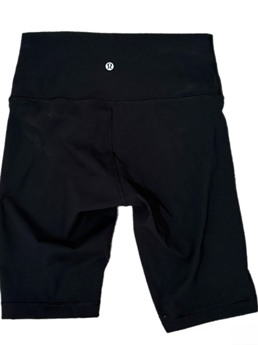 Lululemon Black Bike Shorts Size 6 High Rise Athletic Running Workout Shorts